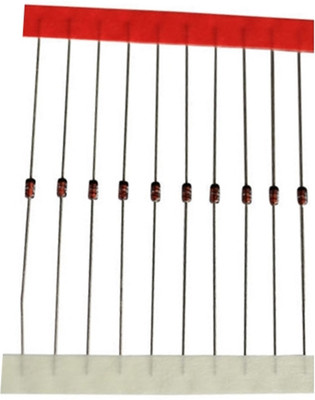 e4u Zener Voltage Regulator Diode 5.1 Volt 0.5 Watt DO-35 Axial Package - 10 Pieces Electronic Components Electronic Hobby Kit