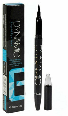 RP Dynamic Jet Black Liquid Eyeliner Pen Waterproof 10 ml 10 ml(Black)