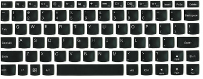 Saco Yoga 710 2-in-1 11.6" Touch-Screen Laptop Laptop Keyboard Skin(Black)