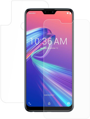 CASE CREATION Front and Back Screen Guard for Asus Zenfone Max Pro M2(Pack of 2)