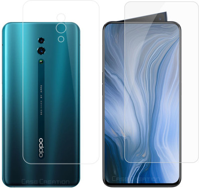 CASE CREATION Front and Back Screen Guard for Oppo Reno(Pack of 2)