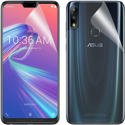 CASE CREATION Front and Back Screen Guard for Asus Zenfone Max Pro M2(Pack of 2)