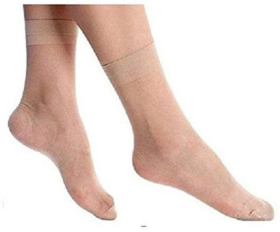 QRAFTINK Women Solid Mid-Calf/Crew