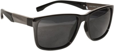 PETER JONES Wayfarer Sunglasses(For Men & Women, Black)