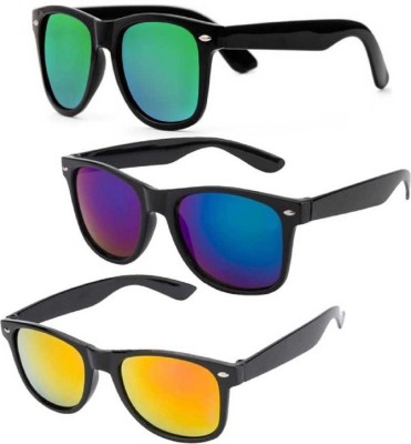 hipe Wayfarer Sunglasses(For Men & Women, Multicolor)