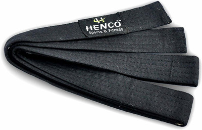HENCO Turbo Judo/Karate/taekwando Martial Arts Belt Abdominal Belt(Black)