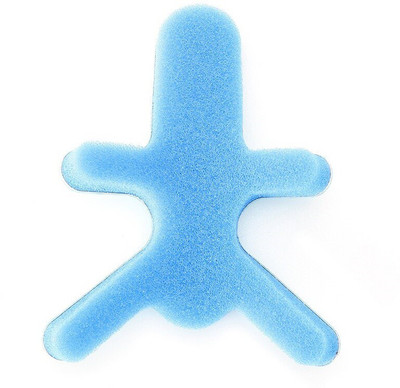 Digital Shoppy Frog Type Finger Splint Aluminum Foam Support Brace For Mallet Finger Splints(Blue)