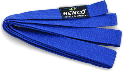 HENCO Turbo Judo/Karate/taekwando Martial Arts Belt (Blue) Back / Lumbar Support(Blue)