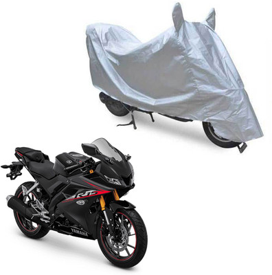 Oshotto Waterproof Two Wheeler Cover for Yamaha(R15 V3, Silver)