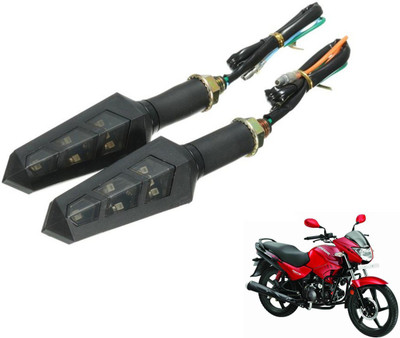 PRTEK Front, Rear LED Indicator Light for Hero Glamour FI(Yellow)