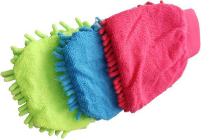 Gentle e kart Microfiber Vehicle Washing  Sponge(Pack Of 3)