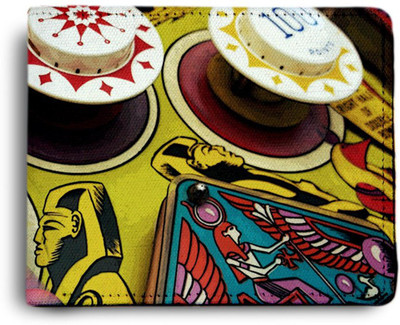 MI-STYLE Men Casual Multicolor Canvas Wallet(2 Card Slots)