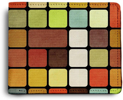 MI-STYLE Men Casual Multicolor Canvas Wallet(6 Card Slots)