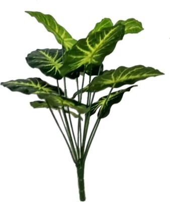 BK Mart Artificial Natural Looking Money Plant with 12 leaves Bonsai Artificial Plant(50 cm, Green)