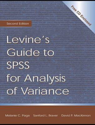 Levine's Guide to SPSS for Analysis of Variance(English, Electronic book text, Levine Gustav)