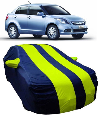 MoTRoX Car Cover For Maruti Suzuki Swift Dzire (With Mirror Pockets)(Blue, Green)
