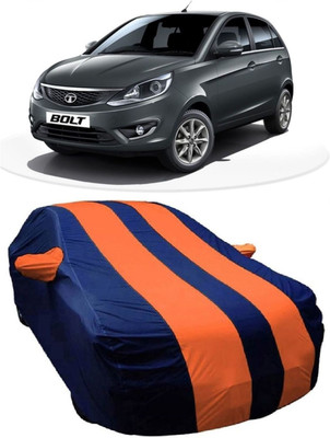 MoTRoX Car Cover For Tata Bolt (With Mirror Pockets)(Blue, Orange)
