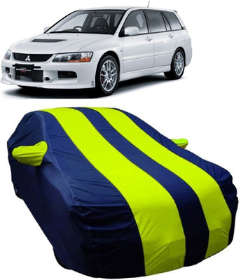 MoTRoX Car Cover For Mitsubishi Lancer Evolution (With Mirror Pockets)(Blue, Green)