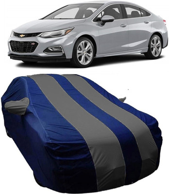 MoTRoX Car Cover For Chevrolet Cruze (With Mirror Pockets)(Blue, Grey)