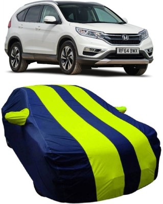 MoTRoX Car Cover For Honda CR-V (With Mirror Pockets)(Blue, Green)