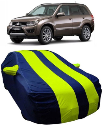 MoTRoX Car Cover For Maruti Suzuki Grand Vitara (With Mirror Pockets)(Blue, Green)