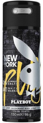 Playboy New York M Deodorant Spray  -  For Men  (150 ml)