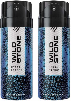 Wild Stone HYDRA ENERGY ( PACK OF 2) Deodorant Spray  -  For Men  (150 ml, Pack of 2)