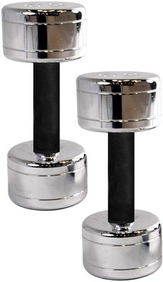 LCARNO FITNESS (5kg * 2pcs. = 10kg) Steel Dumbbell for Yoga, Aerobics & Light Exercises Fixed Weight Dumbbell(10 kg)