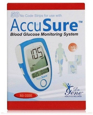 AccuSure 50 50 Glucometer Strips