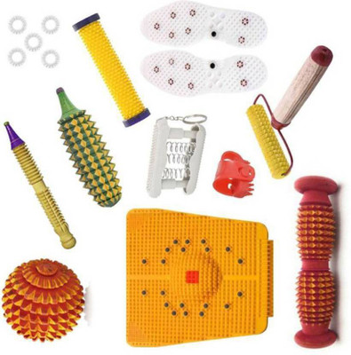 Mobik MBKACU Acupressure Massager Tools Combo Kit Massager(Multicolor)