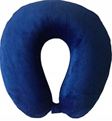Blue Tree Unisex U-Shaped Micro fabric Soft Cushions Neck Rest Pillow for Travel Neck Pillow(Blue)
