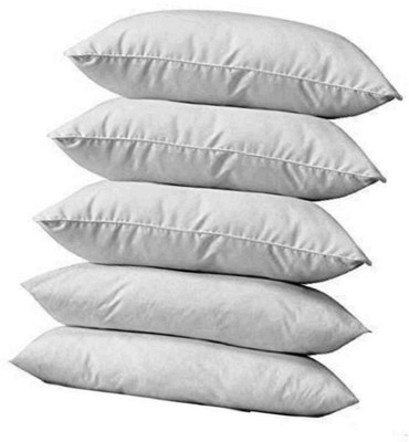 Swikon star Polyester Fibre Solid Sleeping Pillow Pack of 5(Multicolor)