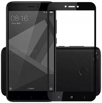 HIE POWER Edge To Edge Tempered Glass for Mi Redmi 4X(Pack of 1)