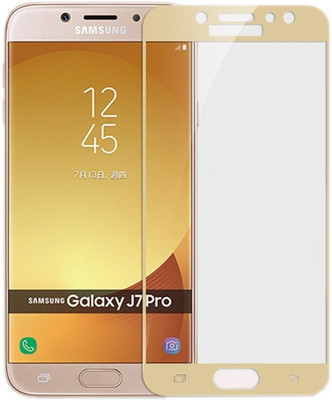 HIE POWER Edge To Edge Tempered Glass for Samsung Galaxy J7 Pro(Pack of 1)