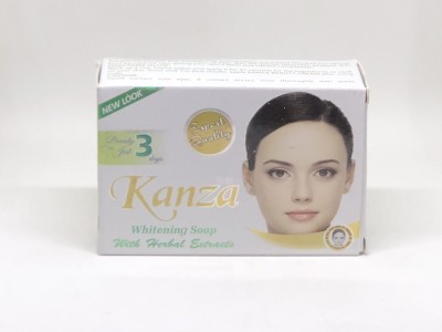 KANZA WHITENING SOAP WITH HERBAL EXTRACTS(100 g)