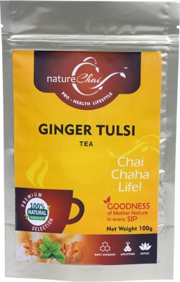 Nature Chai Ginger Tulsi Tea Ginger, Tulsi Tea Pouch(100 g)