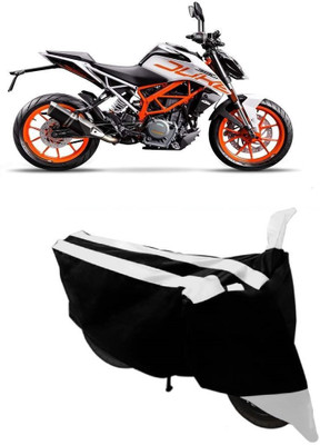 MoTRoX Two Wheeler Cover for KTM(Duke 390, White)