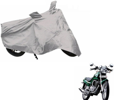 Akshita Enterprises Two Wheeler Cover for TVS(Fiero F2, Silver)