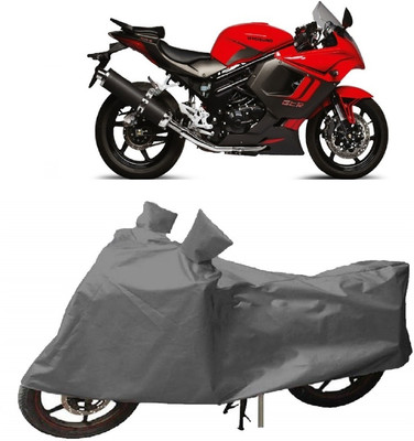 MoTRoX Two Wheeler Cover for Honda(CB Shine, Grey)