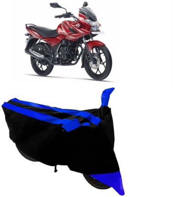 MoTRoX Two Wheeler Cover for Bajaj(Discover 150 f, Blue)