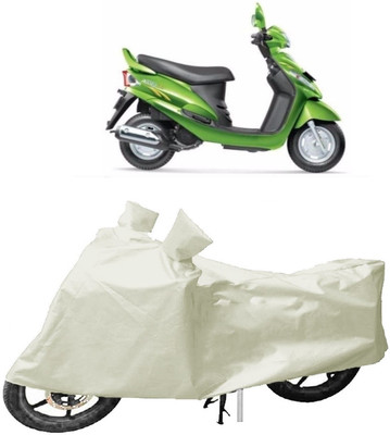 MoTRoX Two Wheeler Cover for Mahindra(Gusto, White)
