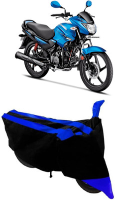 Mdstar Two Wheeler Cover for Hero(Glamour, Blue)