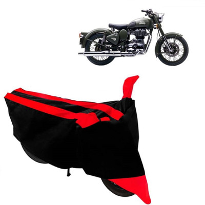 MoTRoX Two Wheeler Cover for Royal Enfield(Beat, Red)