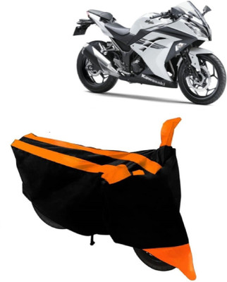 MoTRoX Two Wheeler Cover for Kawasaki(Ninja 300, Orange)