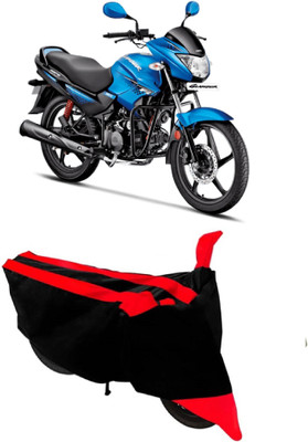 MoTRoX Two Wheeler Cover for Hero(Glamour, Red)