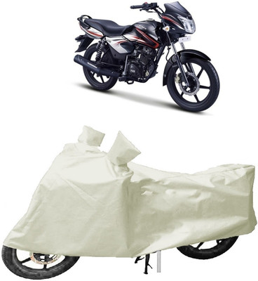 MoTRoX Two Wheeler Cover for Yamaha(SZ X, White)