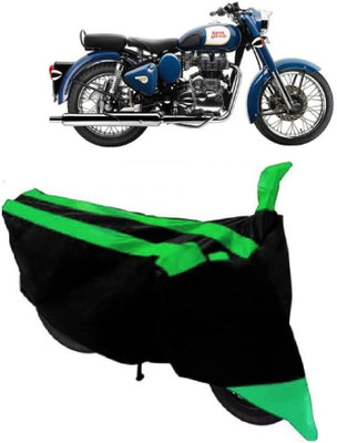 MoTRoX Two Wheeler Cover for Royal Enfield(Bullet 350, Green)