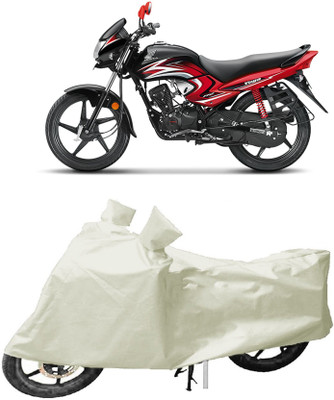MoTRoX Two Wheeler Cover for Hero(Glamour, White)