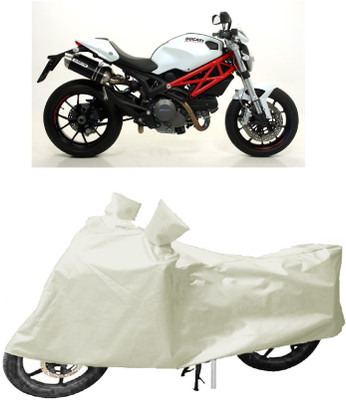 MoTRoX Two Wheeler Cover for Bajaj(Discover 150 s, White)