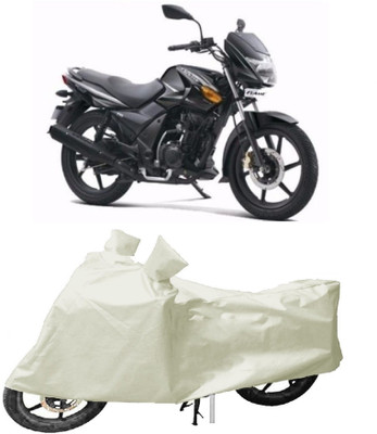 MoTRoX Two Wheeler Cover for Bajaj(Boxer, White)